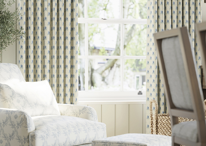 Pensford, Sebby Raffs Blue - Made to Measure Curtains - Image 5